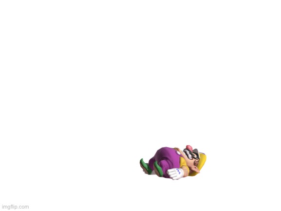 Wario dies from thinking about how both he and Diovalo from JJBA are in death loops.mp3 | image tagged in blank white template | made w/ Imgflip meme maker