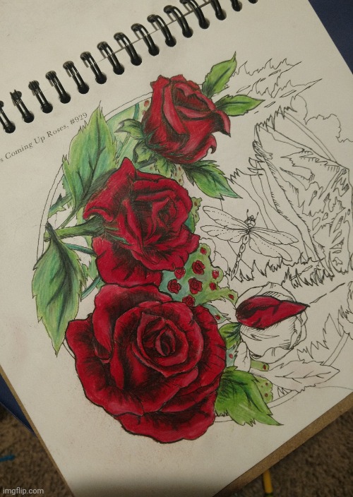 My current coloring project | made w/ Imgflip meme maker