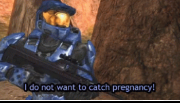 High Quality I dont want to catch pregnancy Blank Meme Template