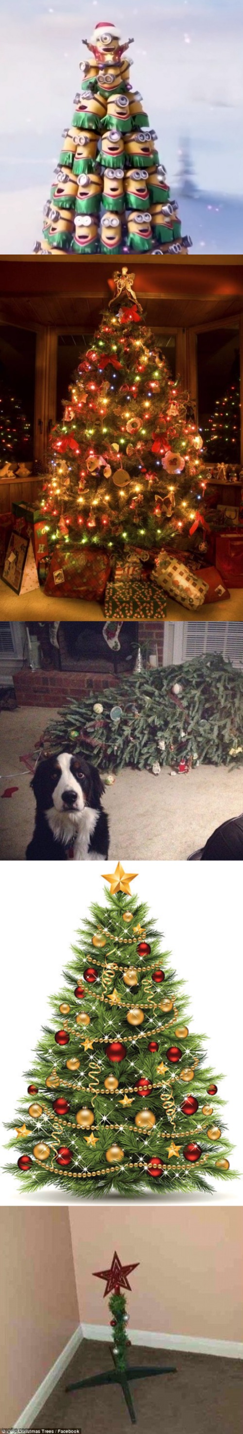 dare | image tagged in minion christmas tree,christmas tree,dog christmas tree | made w/ Imgflip meme maker