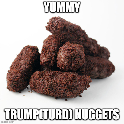 YUMMY TRUMP(TURD) NUGGETS | made w/ Imgflip meme maker