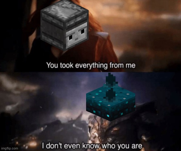 I love skulk sensors | image tagged in you took everything from me - i don't even know who you are | made w/ Imgflip meme maker