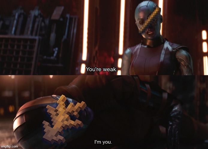 Your weak I’m you | image tagged in your weak i m you | made w/ Imgflip meme maker