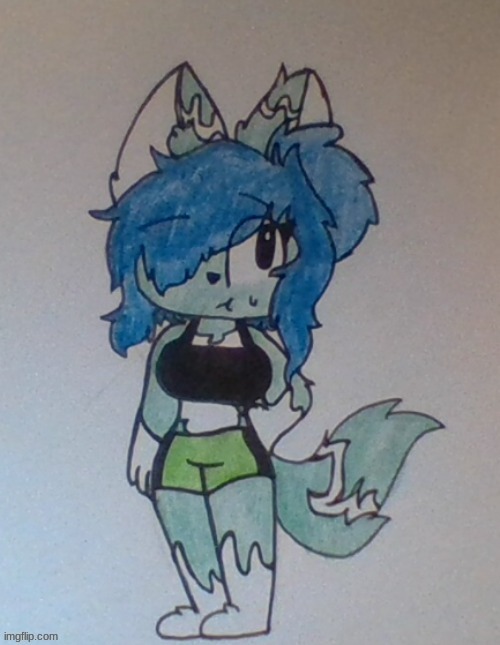 Diamond Fox (credit to CloudDays for the design and drawing) (should i change her name to something else?) | image tagged in diamond fox | made w/ Imgflip meme maker