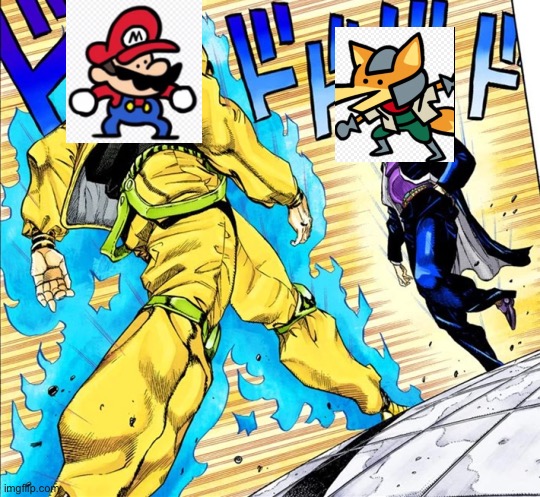 Remember this? | image tagged in jojo's walk | made w/ Imgflip meme maker