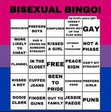 bisexual bingo card Blank Meme Template