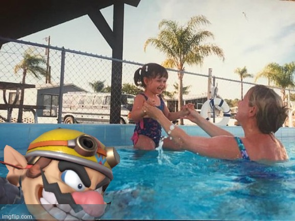 Wario drowns to death while having fun at the pool party.mp3 (More description audio, leave a link in the comments for the video | *KIDS HAVING FUN 10X* *SPLASH* WAHAHAHAHA! I'M-A NUMBER ONE! *SWIMMING 15X* HUH? *HUGE SPLASH* OH MY GOD *KIDS AND ADULTS SCREAMING* *MUFFLED*: WAAAAAAAA | image tagged in drowning wario in the pool | made w/ Imgflip meme maker