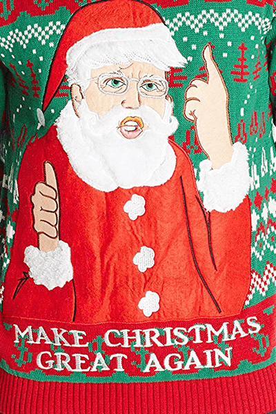 Make Christmas Great Again sweater Blank Meme Template