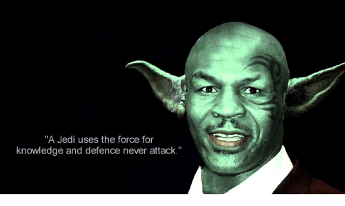 Mike Tyson Yoda Blank Meme Template