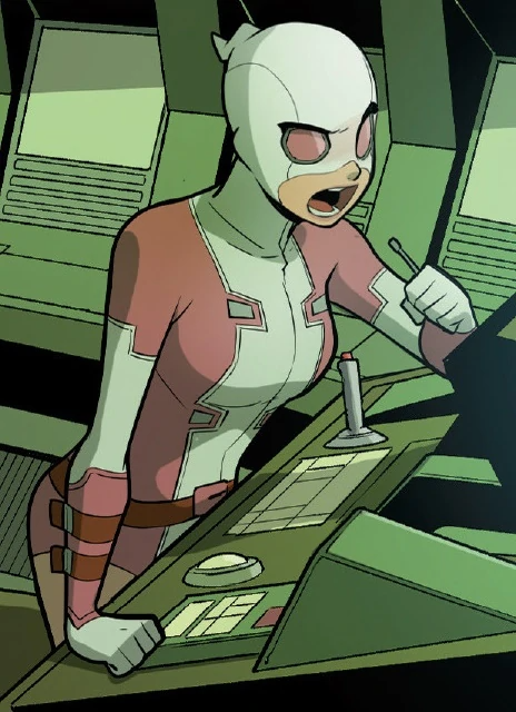 Gwenpool Security Office Blank Meme Template