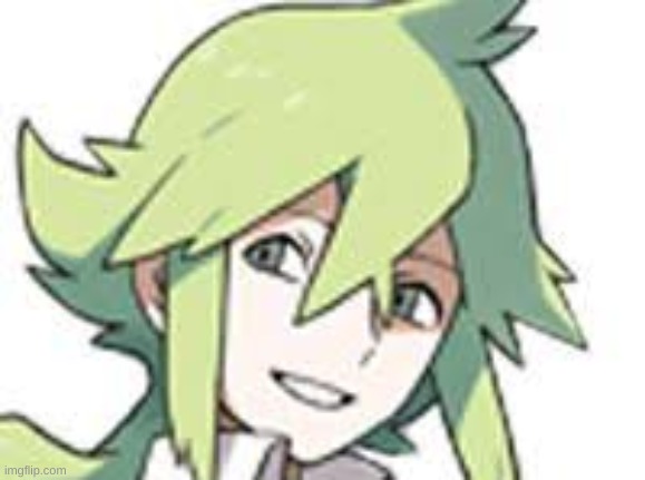 N's face | image tagged in n's face | made w/ Imgflip meme maker