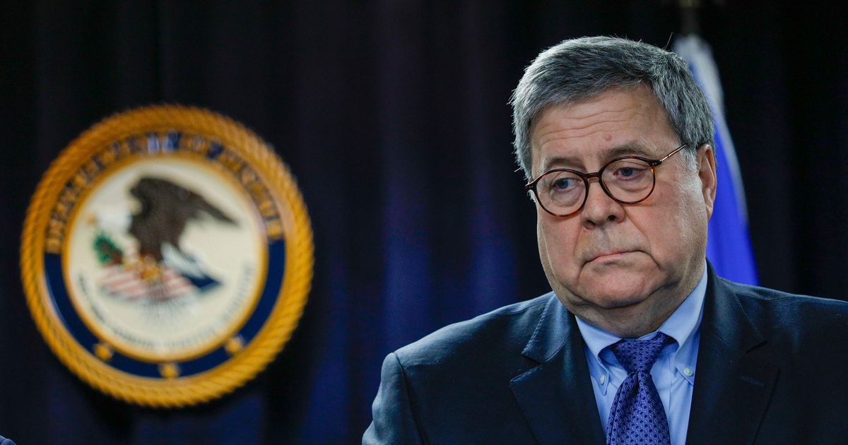 William Barr Attorney General Blank Meme Template