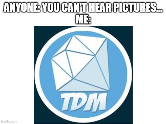 Press Start | ANYONE: YOU CAN'T HEAR PICTURES...
ME: | image tagged in dantdm,press start,memes | made w/ Imgflip meme maker