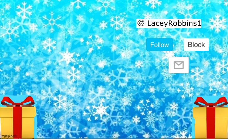 Lacey Christmas announcement Blank Meme Template