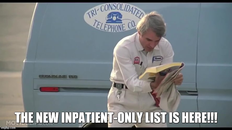 The New Phone Book is Here | THE NEW INPATIENT-ONLY LIST IS HERE!!! | image tagged in the new phone book is here | made w/ Imgflip meme maker
