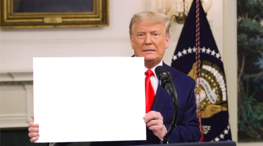 High Quality Trump Chart Blank Meme Template