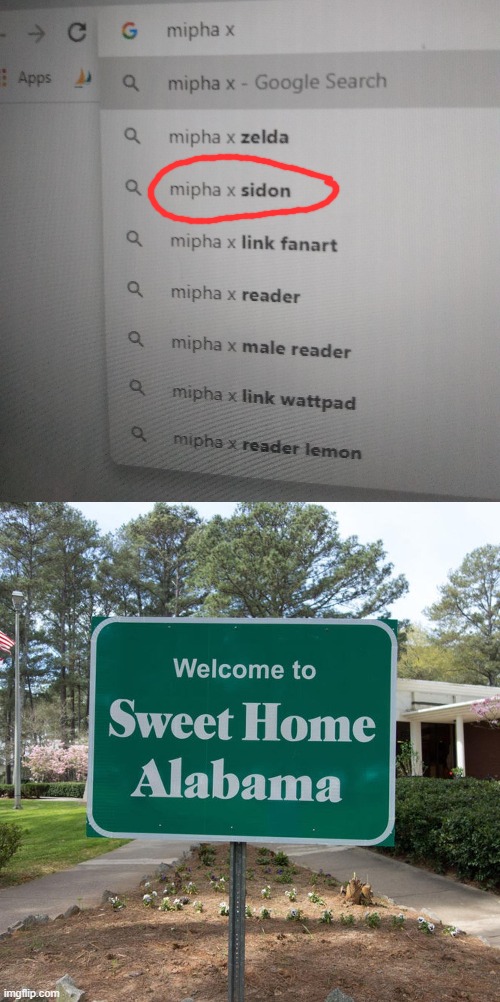 I swear I wasn't searching this up on purpose | image tagged in welcome to sweet home alabama | made w/ Imgflip meme maker