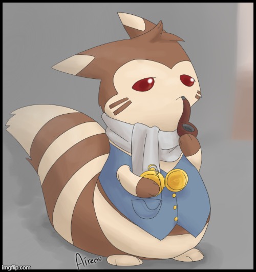 I'm new and posted something random Furret-like | image tagged in fancy furret | made w/ Imgflip meme maker