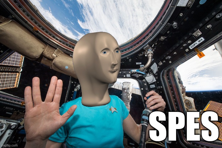 Meme Man Space | SPES | image tagged in meme man,spes,space,outer space | made w/ Imgflip meme maker