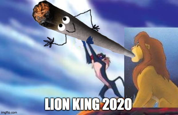 Lion King | LION KING 2020 | image tagged in smoke,high,sesh,saturday,2020,stoned | made w/ Imgflip meme maker
