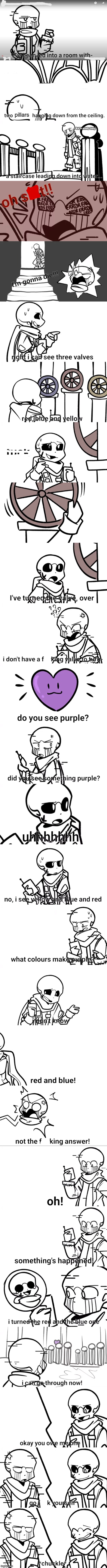 Ink & Error's team work Shitpost (Not mine) | pillars; that is slowly rising... | image tagged in undertale,shitpost | made w/ Imgflip meme maker