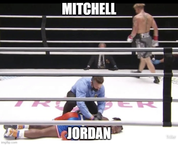 Nate Robinson | MITCHELL; JORDAN | image tagged in nate robinson | made w/ Imgflip meme maker