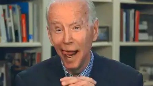 High Quality Frail old Biden drools Blank Meme Template