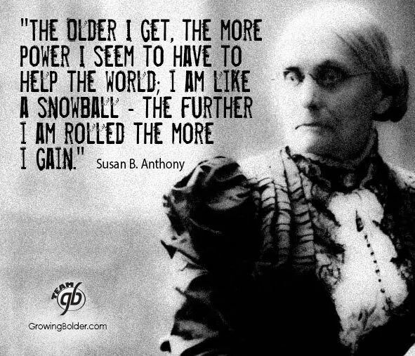 Susan B Anthony quote Blank Meme Template