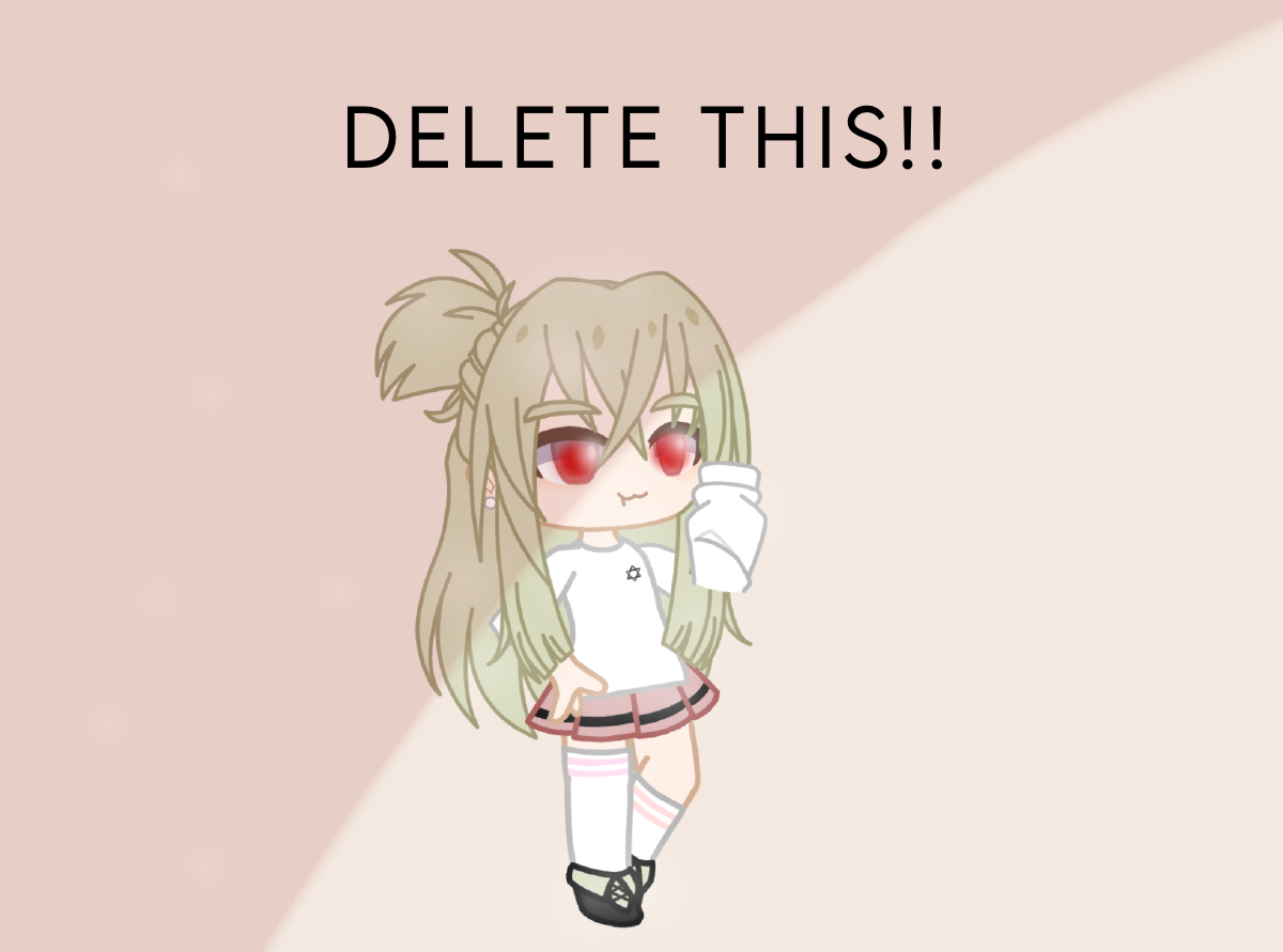 High Quality shotos version of delete this Blank Meme Template