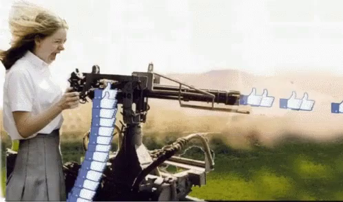 High Quality like machine gun Blank Meme Template