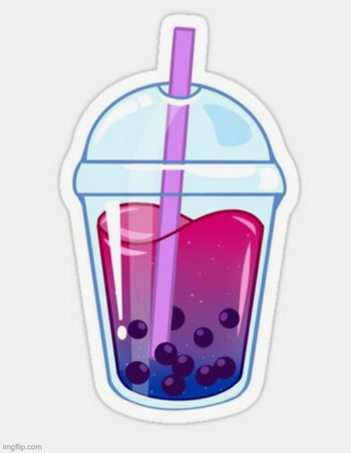 bisexual bubble tea✨ | image tagged in yeet | made w/ Imgflip meme maker