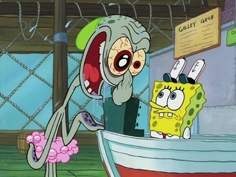 SpongeBob Squid's Day Off Blank Meme Template