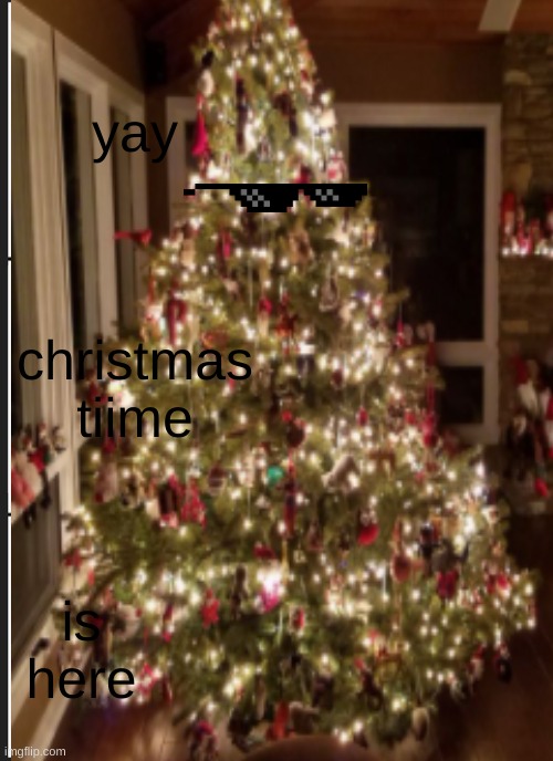 Christmas garland on table