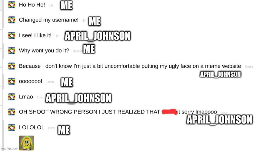 full edition of wrong person (repost by owner of the image) | APRIL_JOHNSON | image tagged in full edition,wrong person | made w/ Imgflip meme maker