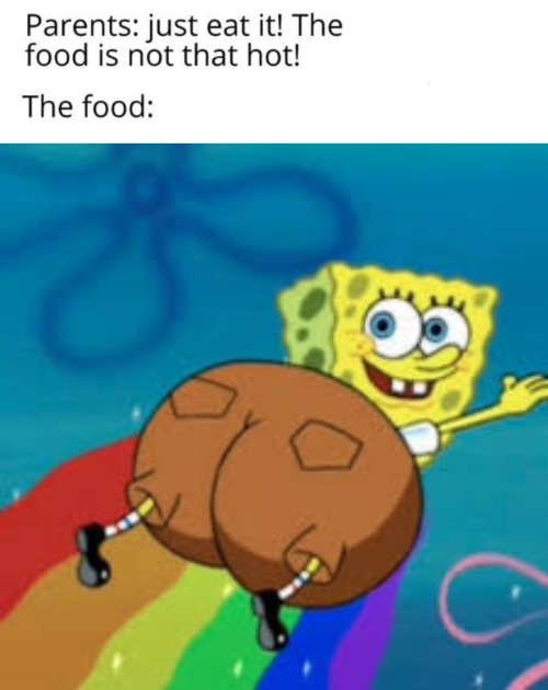 THICCBob | image tagged in the food is not that hot,spongebob,thiccbob | made w/ Imgflip meme maker