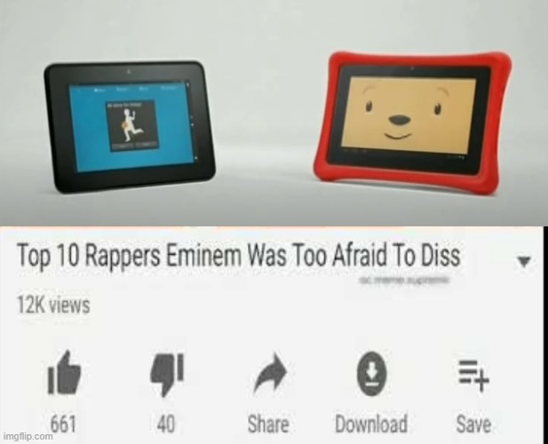 Anyone else remember the nabi tablet ad? | image tagged in top 10 rappers eminem was too afraid to diss,original,nick jr | made w/ Imgflip meme maker