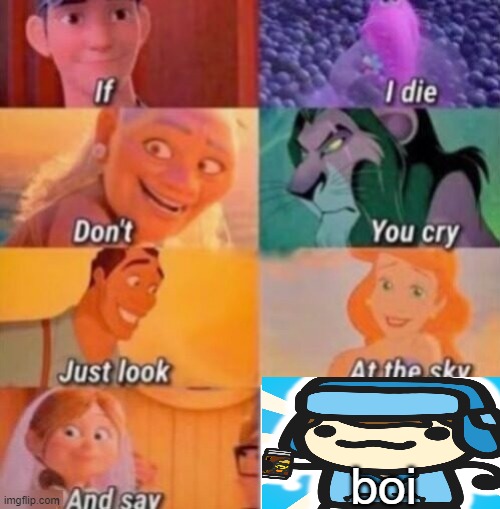 If I Die | boi | image tagged in if i die | made w/ Imgflip meme maker
