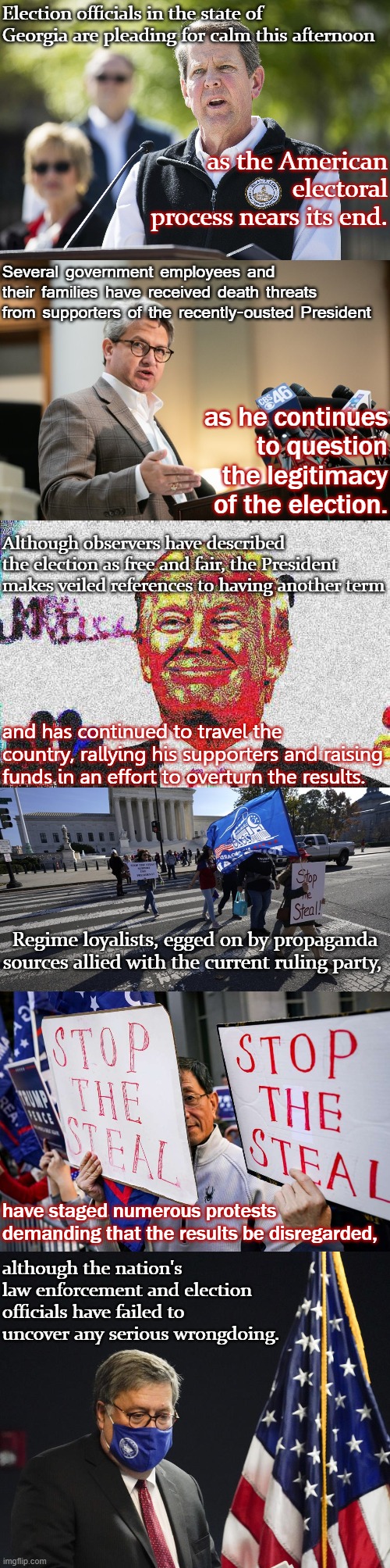 Election 2020 summary Blank Meme Template