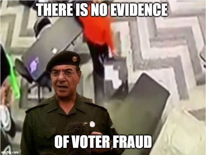 Ballot Bob | THERE IS NO EVIDENCE; OF VOTER FRAUD | image tagged in election 2020,voter fraud,georgia | made w/ Imgflip meme maker