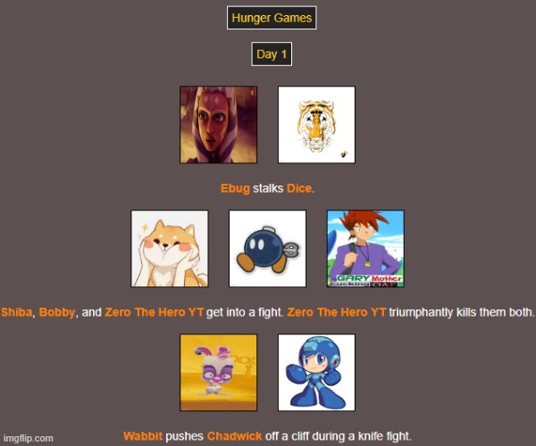 Day 1 (1) | image tagged in hunger games | made w/ Imgflip meme maker