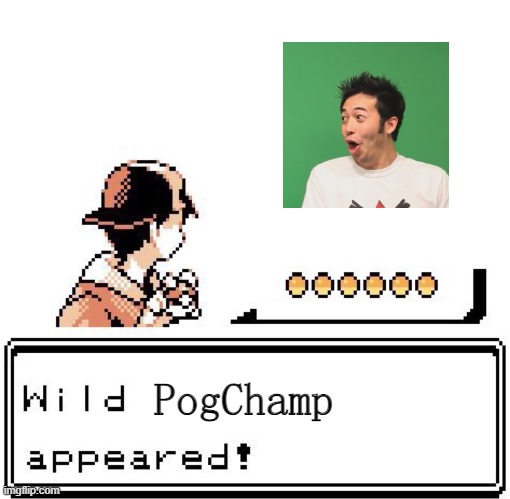 Blank Wild Pokemon Appears | PogChamp | image tagged in blank wild pokemon appears,pog,champ,pogchamp | made w/ Imgflip meme maker