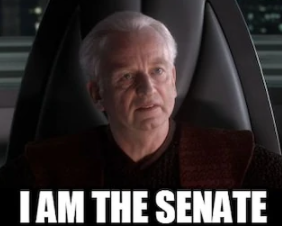 High Quality i am the senate Blank Meme Template