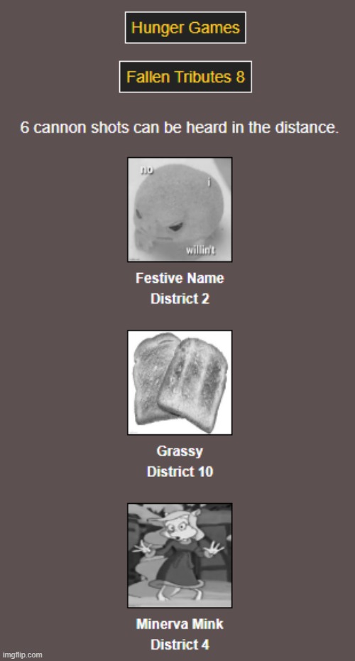 Press F (N7) | image tagged in hunger games | made w/ Imgflip meme maker