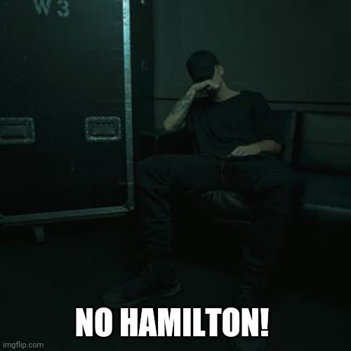 NFs chilling | NO HAMILTON! | image tagged in nfs chilling | made w/ Imgflip meme maker