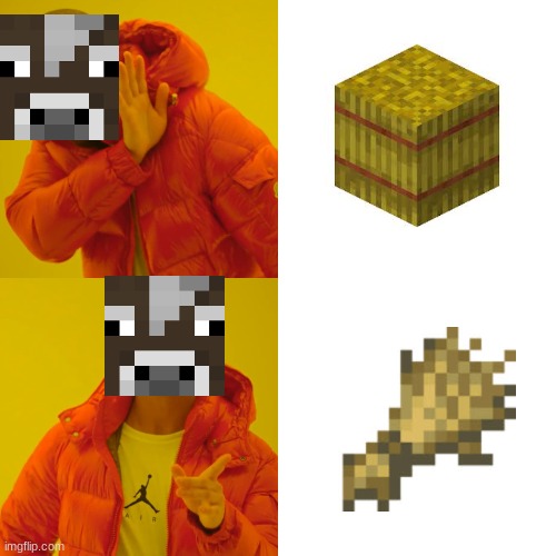 But cows, wheat is wheat. | image tagged in memes,drake hotline bling | made w/ Imgflip meme maker