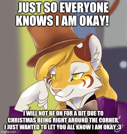 Sorry!!!!!!! Thank you all for keeping the stream alive and for 77 followers. I will not be able to reply to anyone today or for | JUST SO EVERYONE KNOWS I AM OKAY! I WILL NOT BE ON FOR A BIT DUE TO CHRISTMAS BEING RIGHT AROUND THE CORNER. I JUST WANTED TO LET YOU ALL KNOW I AM OKAY ;3 | image tagged in creepy condensing wonka furry,sorry,aaaaand its gone,maple husky | made w/ Imgflip meme maker