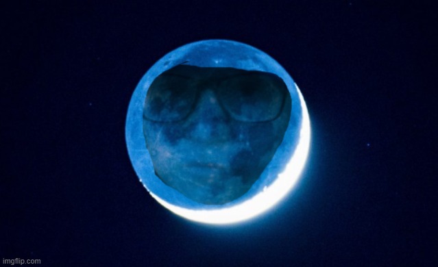 Waxing crescent moonkie | made w/ Imgflip meme maker