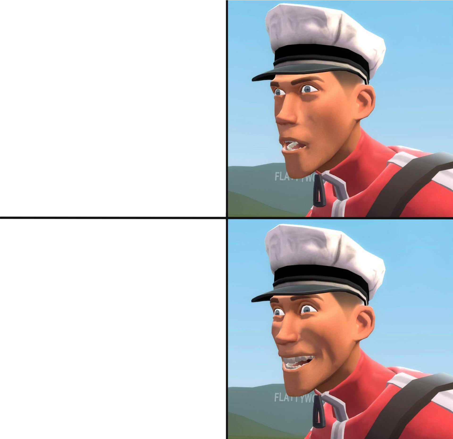 High Quality scout has a moment moment Blank Meme Template