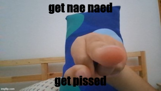 TEH POINT | get nae naed get pissed | image tagged in teh point | made w/ Imgflip meme maker