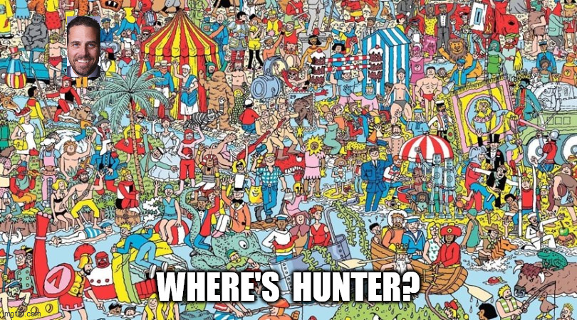 where's waldo | WHERE'S  HUNTER? | image tagged in where's waldo | made w/ Imgflip meme maker